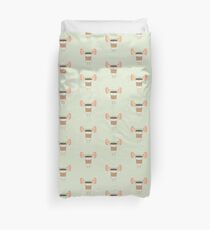 strong coffee workout Duvet Cover