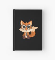 Fox Nerd Hardcover Journal
