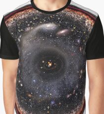 Observable Universe Logarithmic Illustration (Klassische Version!) Grafik T-Shirt