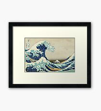 The Great Wave off Kanagawa - Hokusai 1829–1833 Framed Print