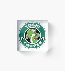 Yoshi Coffee Acrylic Block