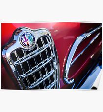 1957 Alfa Romeo 1900C Super Sprint Kühlergrill Emblem -0588c Poster