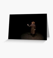 Tim 'Back' Stage Greeting Card