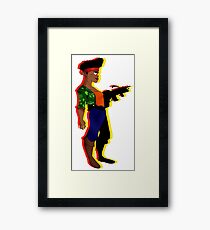 Red and Yellow Framed Print