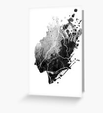 Neural Profile (ver.2) Greeting Card
