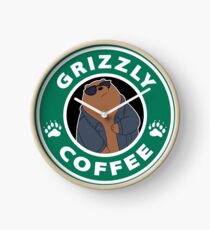 Grizzly Coffee Clock