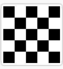 Stanard checkerboard Sticker