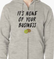HS1 - Styles Album Kiwi Lyric Design Zipped Hoodie