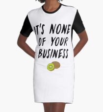HS1 - Styles Album Kiwi Lyric Design Graphic T-Shirt Dress