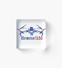 Drone Life T Shirt Acrylic Block