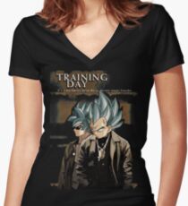 Training Day Women's Fitted V-Neck T-Shirt