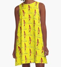Iron-manabanana A-Line Dress