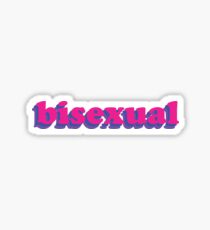Pegatina orgullo bisexual