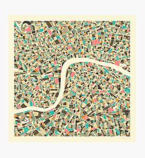 LONDON MAP (1) Photographic Print