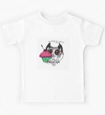 Loki - the overwhelmed by cake owl Kids Tee