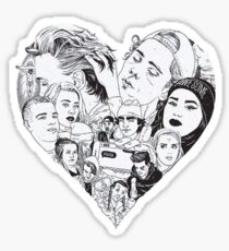 i heart skam Sticker