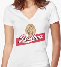 Balboa Beer Women's Fitted V-Neck T-Shirt