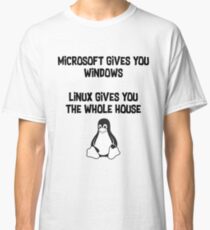 Linux and Microsoft Classic T-Shirt