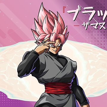 Rose Goku Black Manga Art  Magnet for Sale by Tammy1971