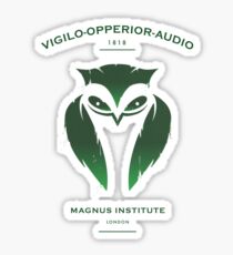 Vigilo Operior Audio Sticker