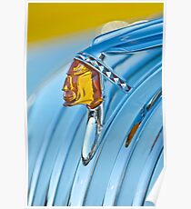 1948 Pontiac-Haube-Verzierung -0356c Poster