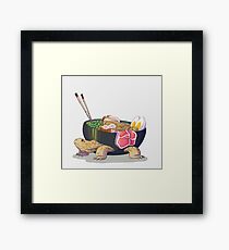 Ramen Tortoise Framed Print