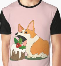 Christmas Corgi Graphic T-Shirt