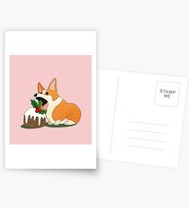 Christmas Corgi Postcards
