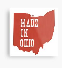 Hergestellt in Ohio Metallbild