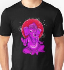 ganesha yoga buddha love elephant india namaste shanti ohm Slim Fit T-Shirt