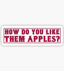 Pegatina ¿Cómo te gustan las manzanas?