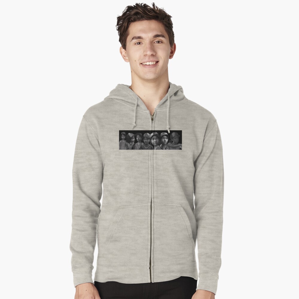 "Clementine The Walking Dead" Zipped Hoodie by Redbubble