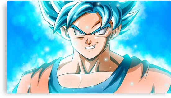 3. Goku Blue Hair Power Up - wide 5