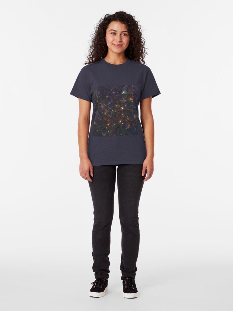 Alternate view of Cosmic fractals Classic T-Shirt