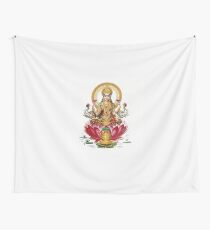 Lakshmi - Hindu Goddess of Wealth, Fortune, Health and Prosperity Tapestry