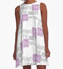 march for sience shirts A-Linien Kleid