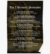 Die 7 hermetischen Prinzipien Poster