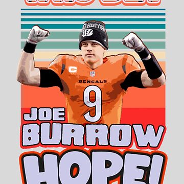 Joe Burrow 9 - Cincinnati Bengals Jersey Poster for Sale by