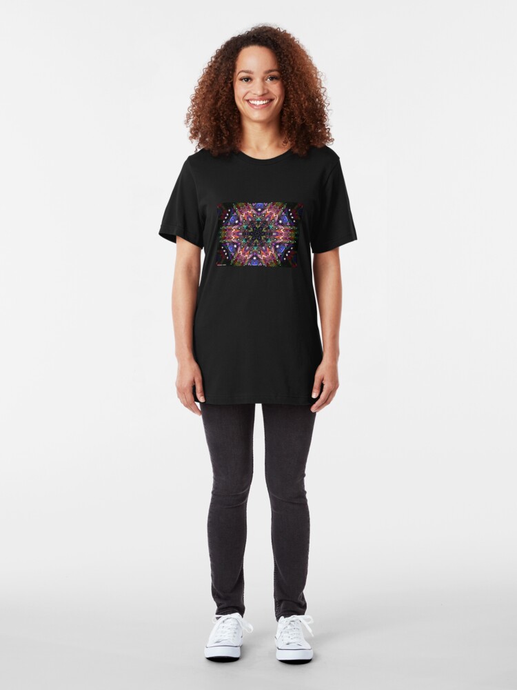 Alternate view of Water Kaleidoscope6 Slim Fit T-Shirt