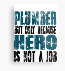 Plumber Hero Metal Print