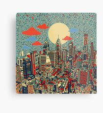 philadelphia panorama 3 Metal Print