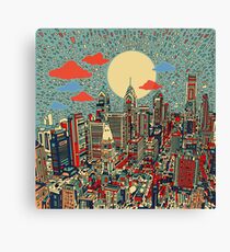 philadelphia panorama 3 Canvas Print