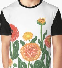 Red, yellow, and orange floral pattern no.2 Graphic T-Shirt