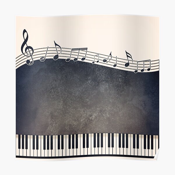 Piano Posters | Redbubble