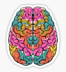 Beauty and the Brains Sticker