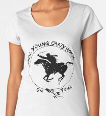 TOUR NEIL YOUNG CRAZY HORSE TELUR Women's Premium T-Shirt