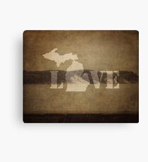 Love in Michigan Canvas Print