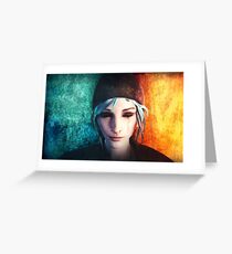 Chloe between Death and Life (is Strange) Greeting Card