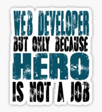 Web Developer Hero Sticker