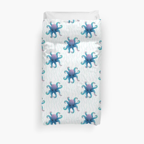 Octopus friend_Pattern Duvet Cover